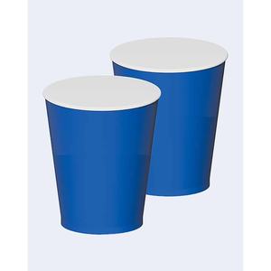 Gobelets jetables Vaso bleu marine 270cc pour fêtes, lot de 12 - Product Image 1