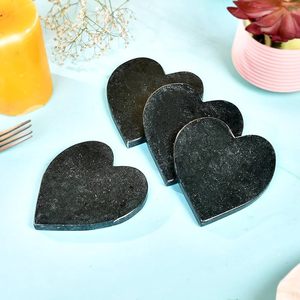 Posavasos de mármol personalizado Madre de perla y línea de latón Artesanía Posavasos decorativo de Mesa Redonda al precio más bajo - Product Image 5