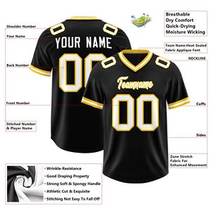 Practicar Fútbol Americano Jersey Poliéster con Número y logo - Product Image 3