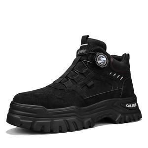 Bottes de randonnée pour hommes, mi-mollet, imperméables, antidérapantes, confortables, avec empeigne en mesh, pour toutes les saisons, utilisation en extérieur - Product Image 1