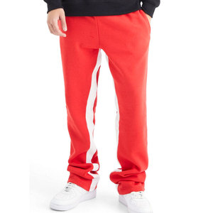 Custom Printed <b>Stacked</b> <b>Jogger</b> Double Waist Sweatpants Streetwear Printed Distressed Baggy Sweatpants for Men's - Product Image 1