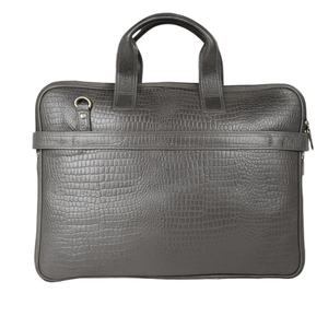 Sac pour ordinateur portable en cuir Slim Tech, léger, pour le bureau, style antique, accessoire de mode de Divine International - Product Image 2