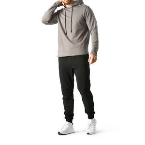 Pantalones de chándal de forro polar grueso para hombre al por mayor, 100% algodón, casuales, de corte recto, cintura media, ajuste cómodo y transpirable - Product Image 3