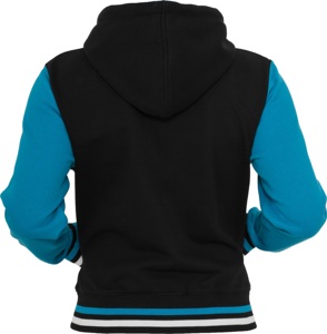 Veste universitaire en cuir à logo personnalisé, streetwear, broderie de haute qualité, veste bomber en polaire d'hiver, veste universitaire pour hommes - Product Image 2