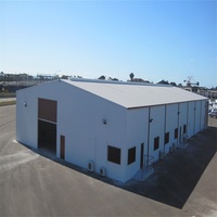 Edificio de taller de acero pintado a medida para proyecto industrial