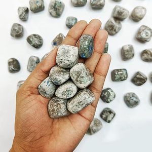 หินผลึกบำบัดกึ่งมีค่าธรรมชาติสำหรับทำเครื่องประดับและตกแต่ง K2ขัดเงา - Product Image 6