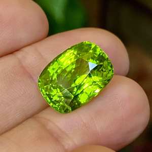 Nuevo Moissanita Verde de Corte Ovalado, Diamante Cultivado en Laboratorio de 3ct, Certificado IGI, Piedra de Corte Baguette Escalonado Largo para Fabricación de Joyas - Product Image 1