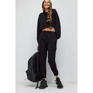 Pantalon de jogging cargo noir - Product Image 3