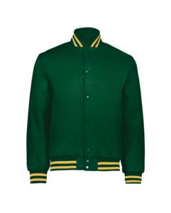 Nouveau vert primium pour homme avec bretelles jaunes Varsity Jacket pour Bulls Chicago Jacke - Product Image 1