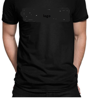T-shirt de football unisexe pour adultes Noir 100% polyester Séchage rapide Respirant Personnalisable