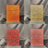 Panneau en plastique de vitrage de feuille acrylique nervurée concave ondulée transparente avec des services de traitement de pliage et de coupe
