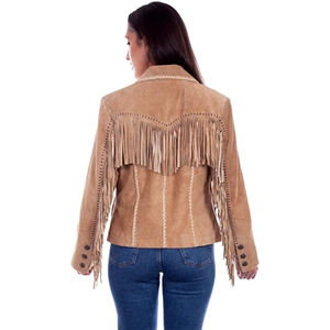 Qualité Prix Premium Qualité Conception Personnalisée Taille Adulte Femmes Veste À Franges Veste Western femmes Dames Veste En Cuir Pour Femmes - Product Image 2