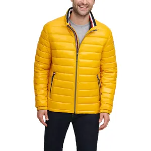 Jaqueta de inverno personalizada com bom design para homens, roupa casual de alta qualidade, jaqueta puffer de 2024