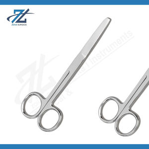 Tijeras de vestir Supercut, Blunt/Blunt 145mm de largo Instrumentos rectos de acero inoxidable quirúrgico Hecho en Pakistán - Product Image 2