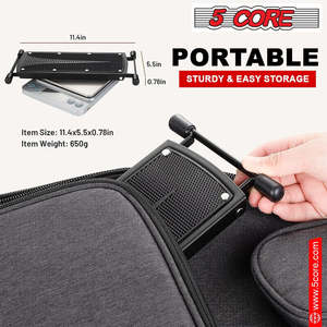 5Core Guitar Foot <b>Stool</b> <b>Height</b> <b>Adjustable</b> Folding Leg Rest Classical Footrest - Product Image 5