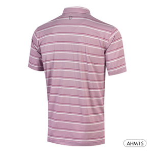 OEM/ODM Logo personnalisé pour Polo Golf T-shirts Séchage rapide 4-Way Stretch Polyester Spandex Bouton haut à manches courtes Impression en gros - Product Image 3