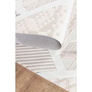 Doku 6008 moderno salón cocina pasillo alfombra Beige crema marrón textura suave hecha a máquina polipropileno a prueba de polvo - Product Image 5