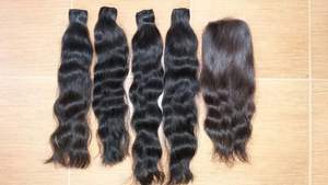 Vente directe d'usine du Vietnam meilleurs paquets d'extensions de cheveux humains naturels type de cheveux de trame - Product Image 5