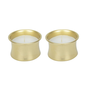Bougies en pot en métal doré de qualité supérieure accessoires d'éclairage Design fantaisie décoration de la maison pot à bougie et support pour la meilleure vente - Product Image 1