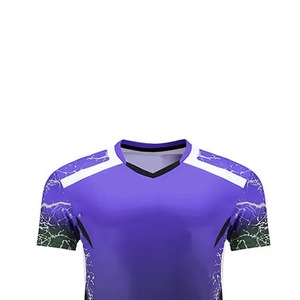 Nueva sublimación de buena calidad, uniformes de tenis transpirables con cuello en V, pantalones cortos, camisetas de tenis, ropa deportiva, uniformes de tenis para correr - Product Image 3