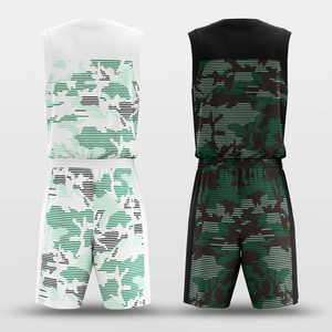 Camisetas de Baloncesto Personalizadas de Alta Calidad para Hombre, Camisetas de Baloncesto Reversibles Estampadas de Malla Transpirable, Uniforme de Baloncesto Personalizado - Product Image 3