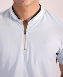 Polos Vintage de manga corta para hombre, camisas de gran tamaño y ajustadas, nuevos estilos de verano al por mayor, polos orgánicos informales para gimnasio - Product Image 3