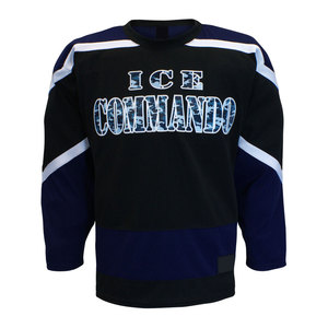 Uniforme de hockey sur glace avec logo personnalisé, nom de l'équipe, manches longues, respirant, séchage rapide, 100% polyester, couleur personnalisée, maillot - Product Image 2