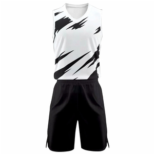 Uniformes de basket-ball respirants et légers en jersey bleu pour hommes pour des performances optimales - Product Image 3