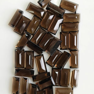 Cuarzo Ahumado Natural de 12x6 mm, Corte Baguette Escalonado, Piedra Preciosa Suelta de la Mejor Calidad para la Fabricación de Joyas - Product Image 4