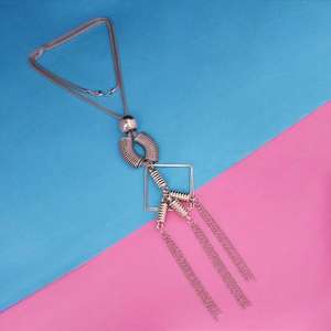 Urthn <b>Fashion</b> Statement Silver Plated <b>Power</b> <b>Necklace</b> 1108814B - Product Image 1