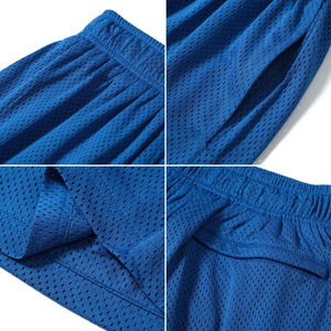 Custom 5 Inch Solid Casual Worsted Basketball Shorts Heavyweight Double <b>Layer</b> Polyester Jogger with Drawstring Digital Printing - Product Image 4