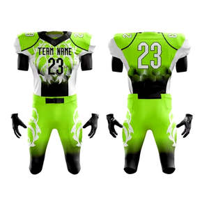 Kivotech American <b>Football</b> Uniforms High Quality Bulk Quantity Wholesale <b>Price</b> Short Sleeve Length Made in Pakistan - Product Image 2