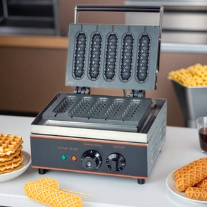 China Manufacturers Small Price Pakistan Icecream Making Cookie Baker 220v Biscuit Ice Cream Waffle Cone Maker <strong>Machine</strong> for <strong>Wafer</strong> - Product Image 5