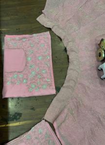 Lehenga choli สุนัขจิ้งจอกมีสไตล์อินเดียอินเดียอินเดียอินเดียรหัสแฟนซีการเข้ารหัสเลื่อมทำงานกับ Cancan & Canvas patta ผ้าใบ - Product Image 6