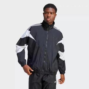 Maden vente en gros veste de travail vintage pour hommes détachable double fermeture éclair bloc épissé manteaux couleurs contrastées, veste pour hommes - Product Image 5