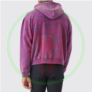 Sweat-shirt décontracté à logo personnalisé Street Wear, sweat-shirt délavé à l'acide pour hommes, Street Wear, prix bas, sweat-shirts délavés à l'acide - Product Image 2