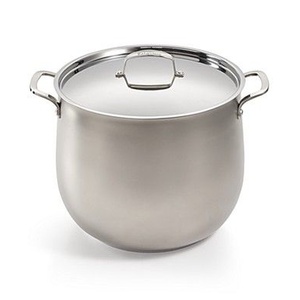 Pure Copper & Stainless Steel Casserole Dish With Lid Ovenproof Lotus Blossom Pattern And Gold Toned Decorative Metal Stand - Product Image 3