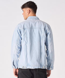 Veste en jean Titancraft, durable, décontractée, mi-longue, pour l'hiver, pour les tenues formelles et de rue - Product Image 3
