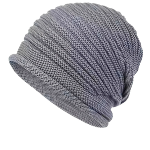 Gorro de punto de doble capa para hombre y mujer, sin visera, para ciclismo al aire libre, cálido y protector contra el frío, gorro con orejeras. - Product Image 3