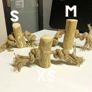 Juguetes de madera para perros de café de tamaño personalizado, madera natural para masticar perros - Product Image 6