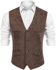Gilet en cuir pour hommes de qualité supérieure sans manches belle conception gilets de motard en peau de vache à prix raisonnable - Product Image 5