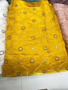 Nouvelle Collection de Tissu de Broderie pour Robe de Femme Disponible à Prix Abordable auprès de Fournisseur Indien - Product Image 4