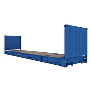 Solution de conteneur Flat Rack pour équipement lourd Flat Rack Cargo Container - Product Image 5