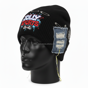 <b>Men</b> Premium Knit Beanie <b>Cap</b> Soft Acrylic Cotton Blend 220 GSM Warm <b>Winter</b> Hat Custom Embroidery Applique Stud Logo Beanie <b>Cap</b> - Product Image 5