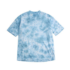 Camiseta Oversize de Algodón Tie-Dye para Hombre y Mujer con Diseño de Logotipo Bordado Personalizado OEM 2026, Estilo Urbano, Talla Grande - Product Image 1