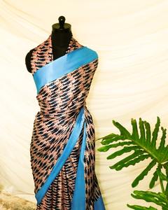 ผ้าส่าหรีผ้าไหมเนื้อนิ่มสำหรับผู้ใหญ่สไตล์อินเดียและปากีสถานดีไซน์ล่าสุด - Product Image 2