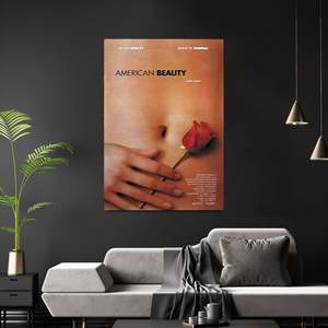 American Beauty Wall <b>Poster</b> Modern Design Style Made of Paper - Product Image 2