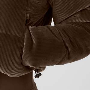 Veste matelassée en velours côtelé pour femme-Veste légère et chaude avec fermeture à glissière, parfaite pour la superposition en automne et en hiver - Product Image 4