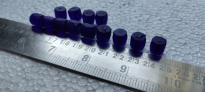 ลูกปัดแก้วสีน้ำเงินขนาด10มม. สำหรับนักออกแบบเครื่องประดับและร้านขายลูกปัดสีดำขนาด8มม. และ4มม. มีจำหน่าย - Product Image 4