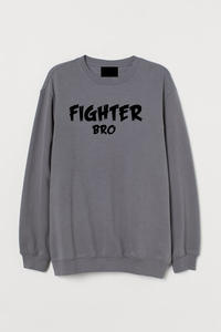 Suéter de cuello redondo Sudadera con capucha en relieve 3D Logotipo de algodón 100% Sudadera con sobrepeso Sudadera con capucha con estampado de hojaldre - Product Image 3